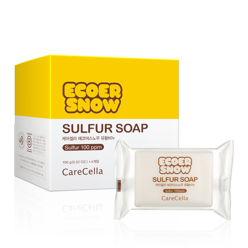 Gcoop CareCella ECOER SNOW Sulfur Soap 4 pack